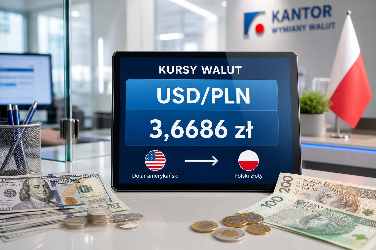 Dolar najdroższy od 6 tygodni. Kurs USD/PLN rośnie przez napięcia i rentowności