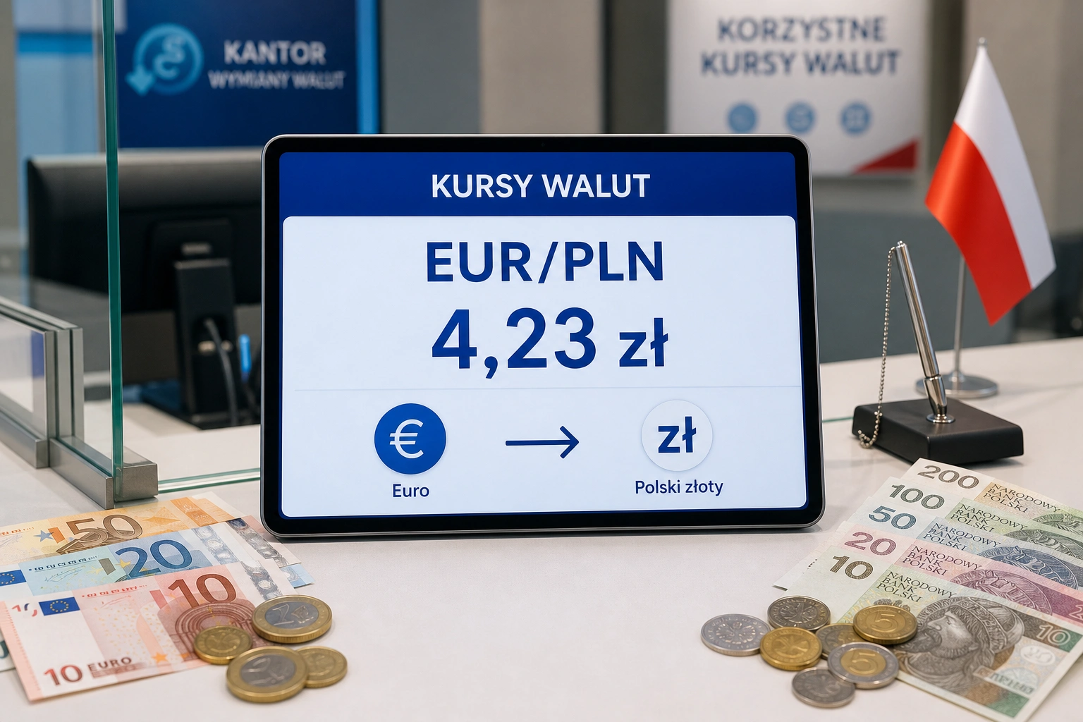 Falling oil prices are strengthening the zloty. The euro is trading close to 4.23 zł.