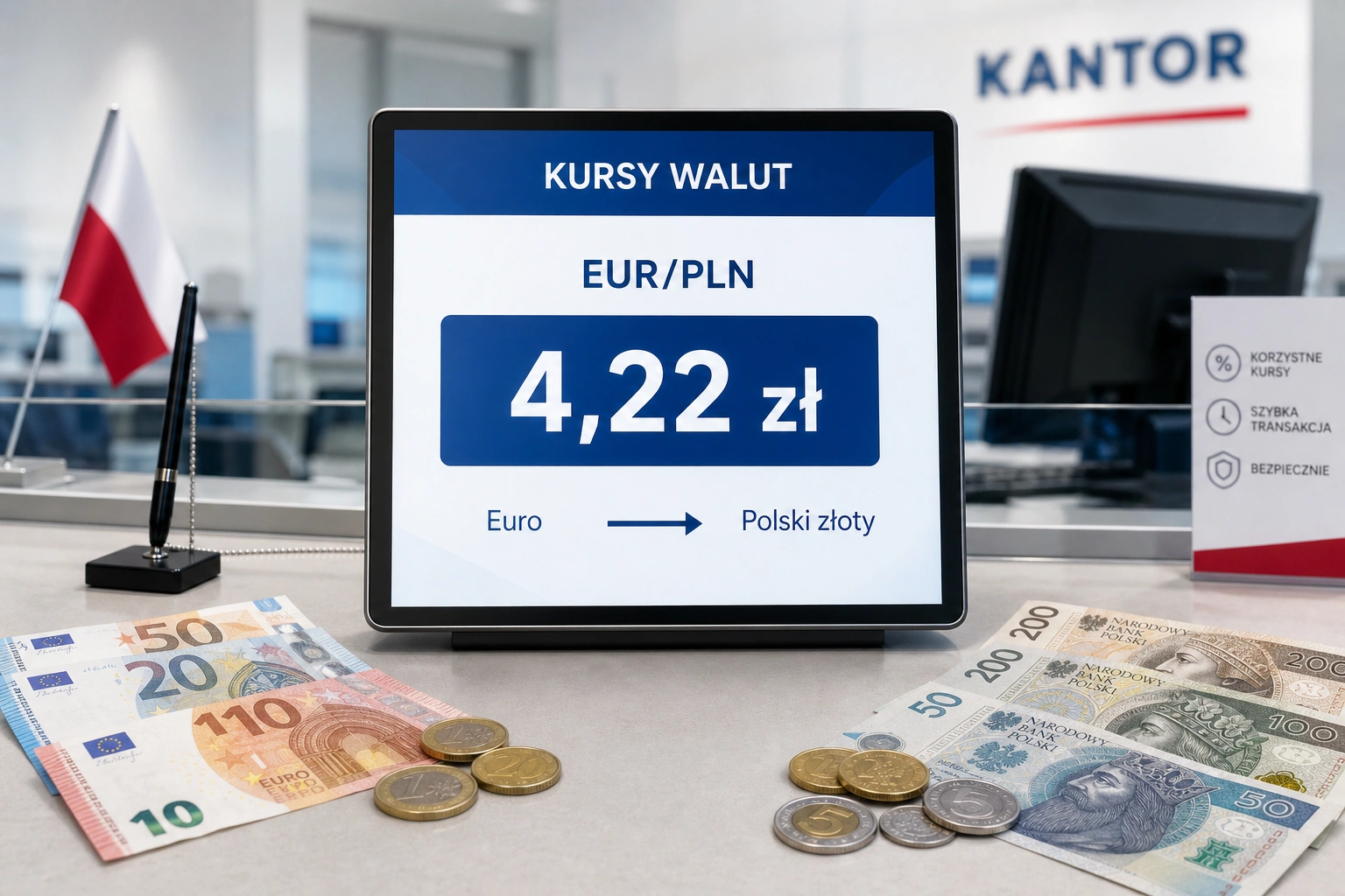 Złoty pozostanie stabilny mimo napięć na Bliskim Wschodzie kurs euro może spaść do 4,2 zł