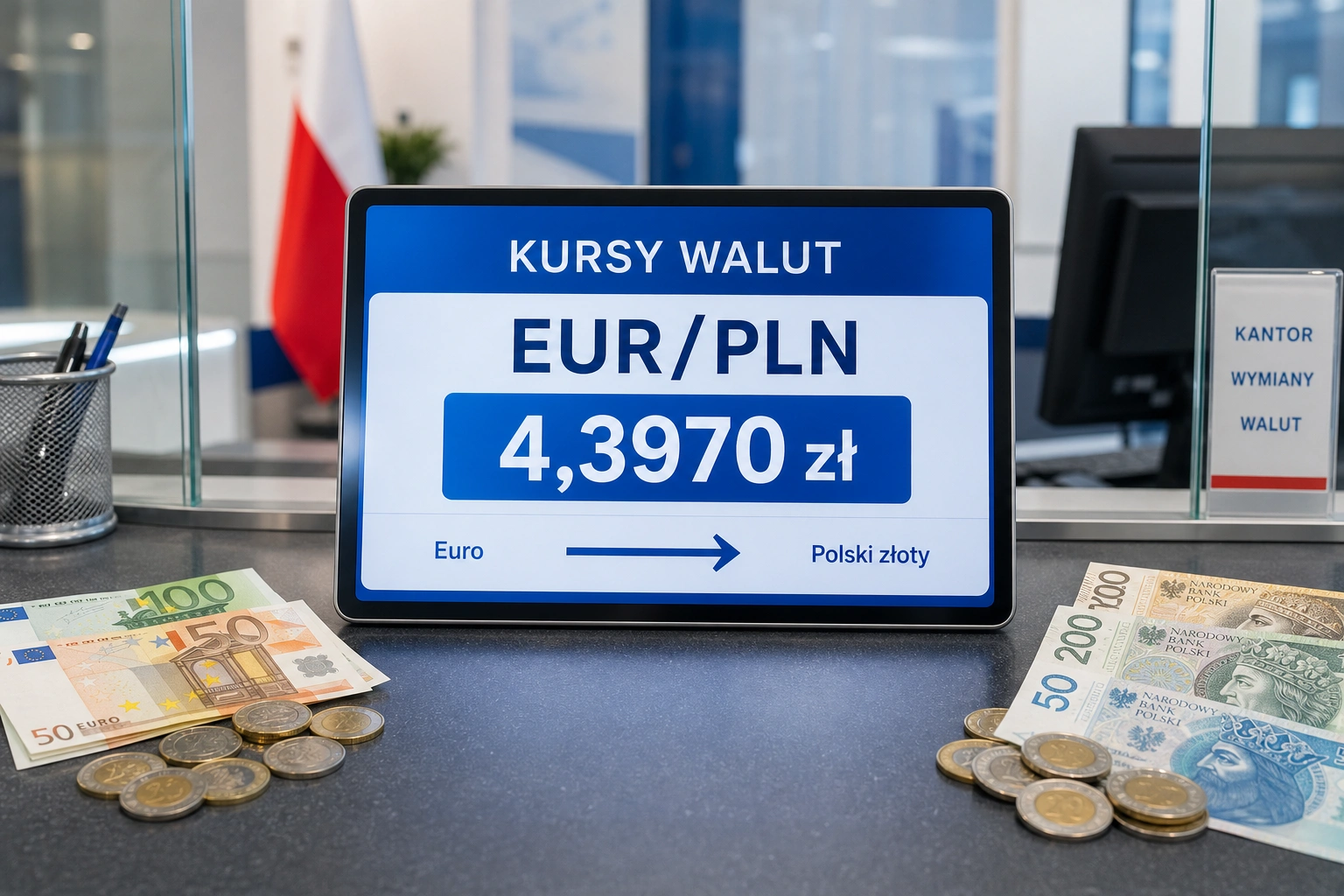 Pound and franc at their highest levels in years. The złoty is weakening against the major currencies